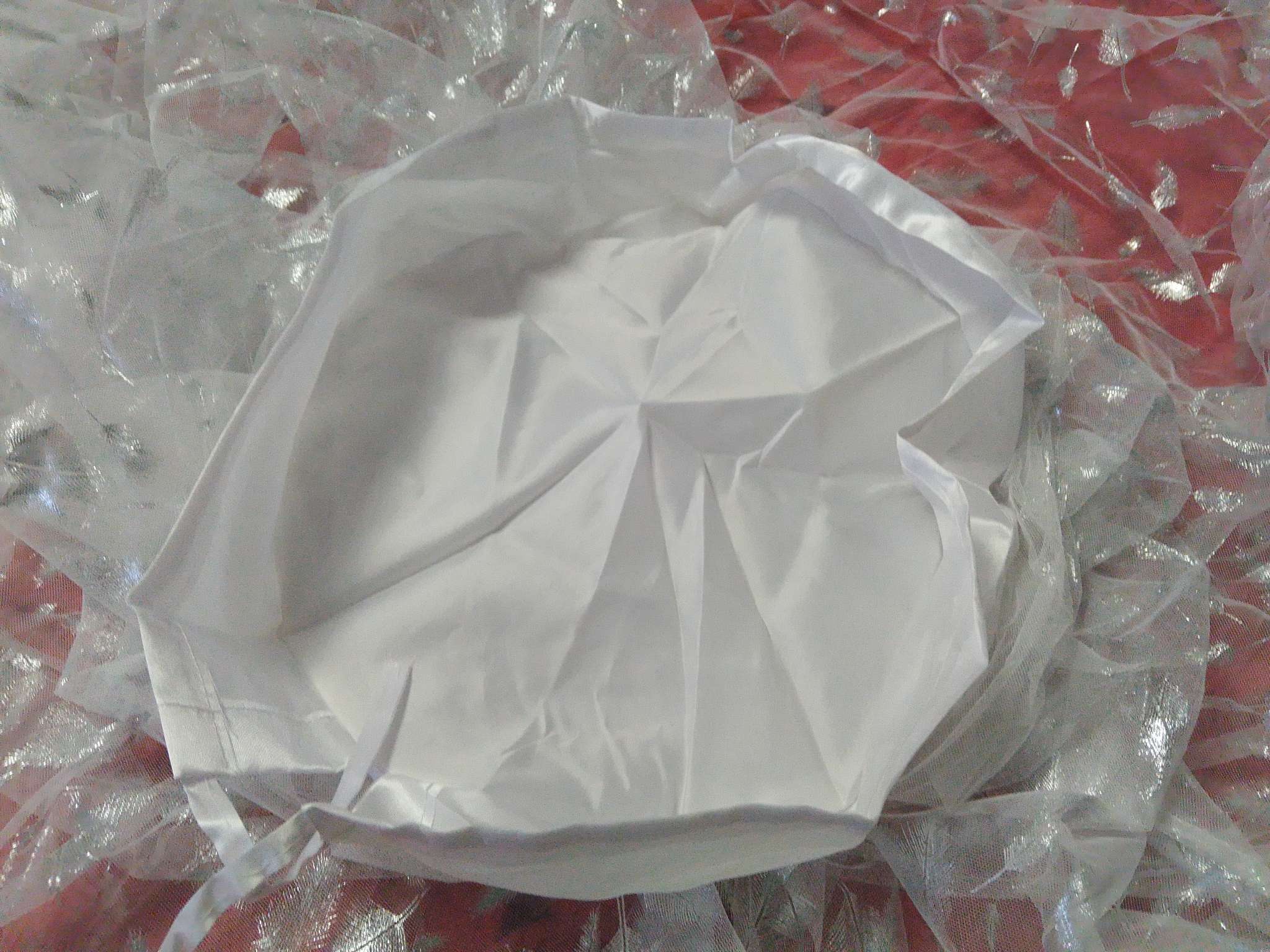 Фотография покупателя товара Балдахин для детской кроватки «Перья», без основания, р-р 165×500 см, белый - Фото 1