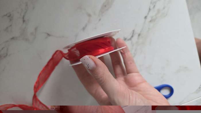 Фотография покупателя товара Лента декоративная, капроновая/атласная, 20 мм, 18±1 м, красная - Фото 11