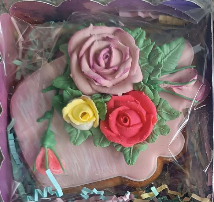 Фотография покупателя товара Коробка для печенья «23 Февраля», 9×9×3 см - Фото 2