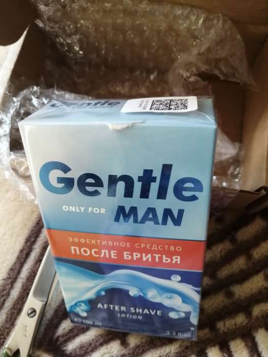 Фотография покупателя товара Лосьон после бритья для мужчин Gentle, 100 мл - Фото 1