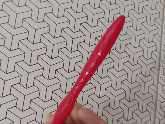 Фотография покупателя товара Зубная щётка Secret Beauty средней жёсткости, микс - Фото 1