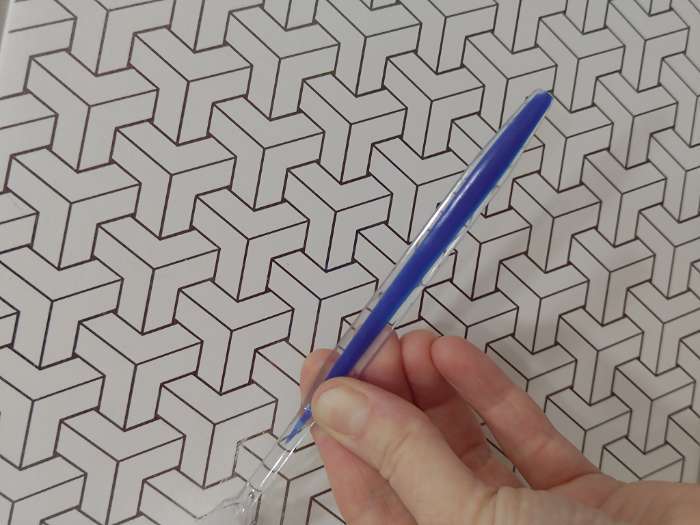 Фотография покупателя товара Зубная щётка, 17.5 см, прозрачная, синяя - Фото 1