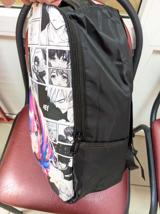 Фотография покупателя товара Рюкзак школьный с пеналом «Классика», 42×28×13 см, чёрный - Фото 2