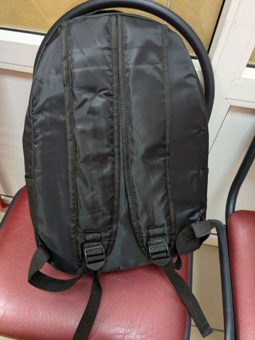 Фотография покупателя товара Рюкзак школьный с пеналом «Классика», 42×28×13 см, чёрный - Фото 3