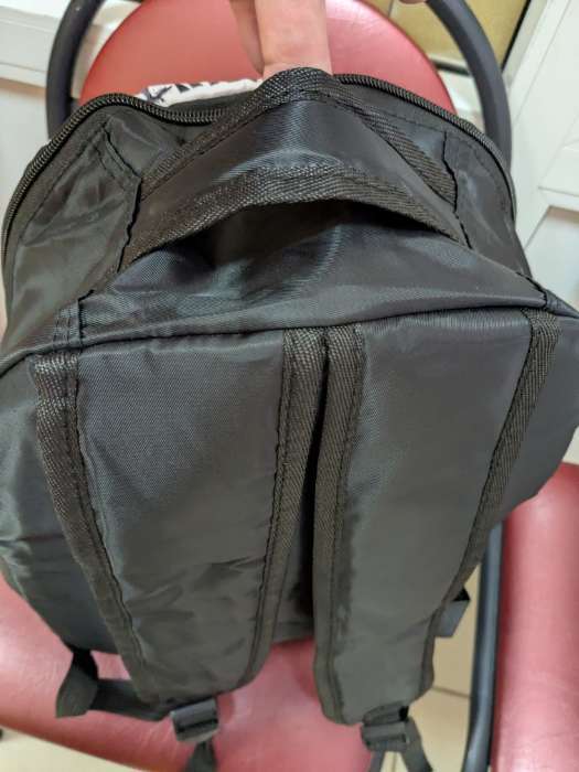 Фотография покупателя товара Рюкзак школьный с пеналом «Классика», 42×28×13 см, чёрный - Фото 4