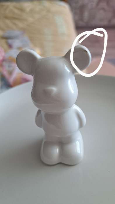 Фотография покупателя товара Тарелка Доляна «Мишка Отто», 20.5×9 см, белое - Фото 6