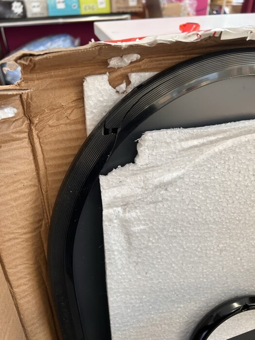 Фотография покупателя товара УЦЕНКА Зеркало напольное «Basic», на колёсиках, 44×160 см, черное - Фото 3