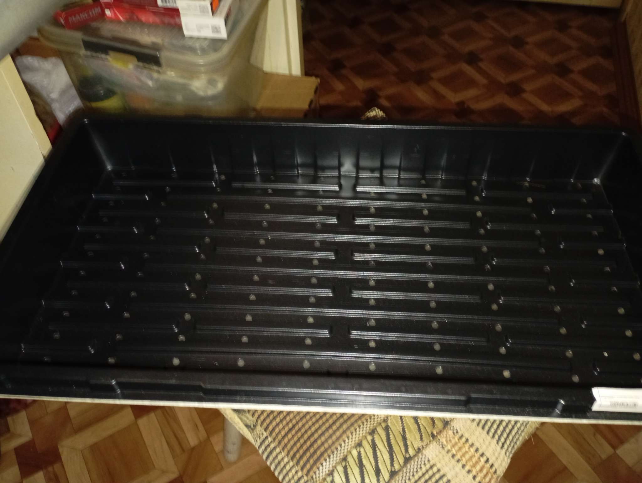 Фотография покупателя товара Поддон для гидропоники, с отверстиями, 55×30×5.6 см, пластик, Greengo - Фото 1