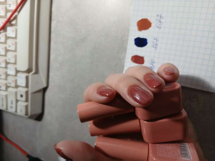 Фотография покупателя товара Гель лак для ногтей, однотонный, трехфазный, 10 мл, LED/UV, синий (266) - Фото 4