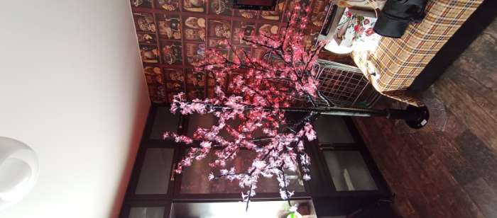 Фотография покупателя товара Светодиодное дерево «Баугиния» 2 м, 864 LED, 220 В, свечение мульти (RGB) - Фото 4