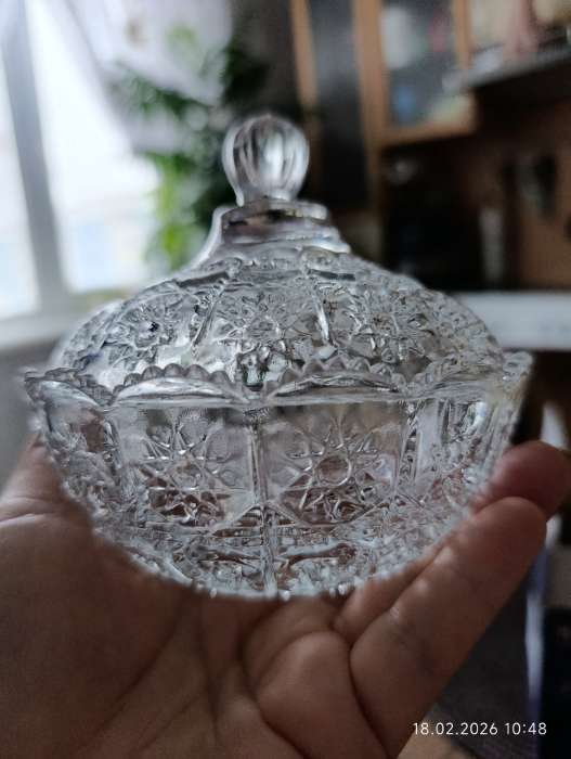 Фотография покупателя товара Сахарница FUJIN, 510 мл, стекло, прозрачная - Фото 2