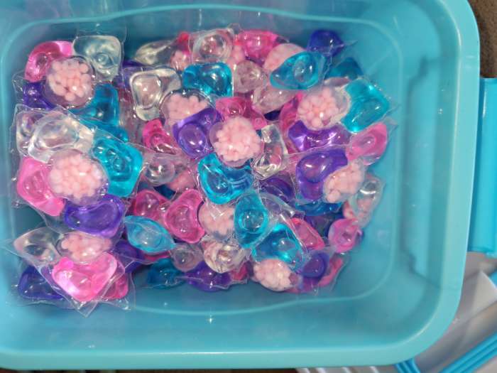 Фотография покупателя товара Капсулы для стирки 5 в 1 Мой Выбор «Лаванда» 10 шт. по 10 г дой-пак - Фото 1