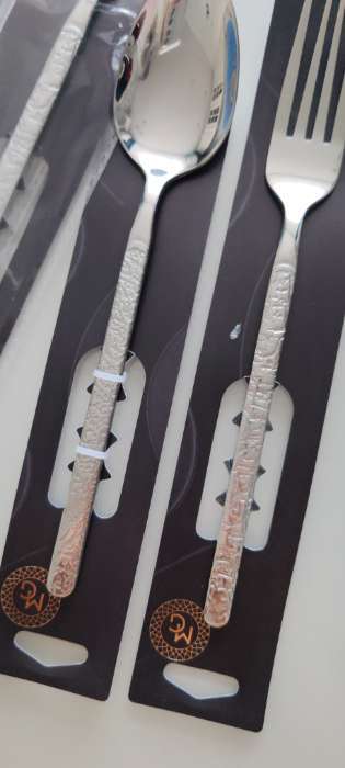 Фотография покупателя товара Вилка столовая Magistro «Олин», h=21 см, нержавеющая сталь, серебристая - Фото 4