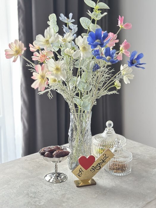 Фотография покупателя товара Ваза «Элоди», 21×10.5 см, стекло, серебро - Фото 1