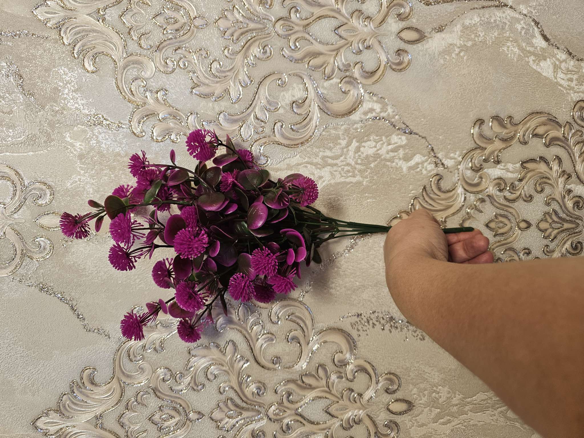 Фотография покупателя товара Букет искусственный «Одуванчик галант», h=30 см, МИКС - Фото 3