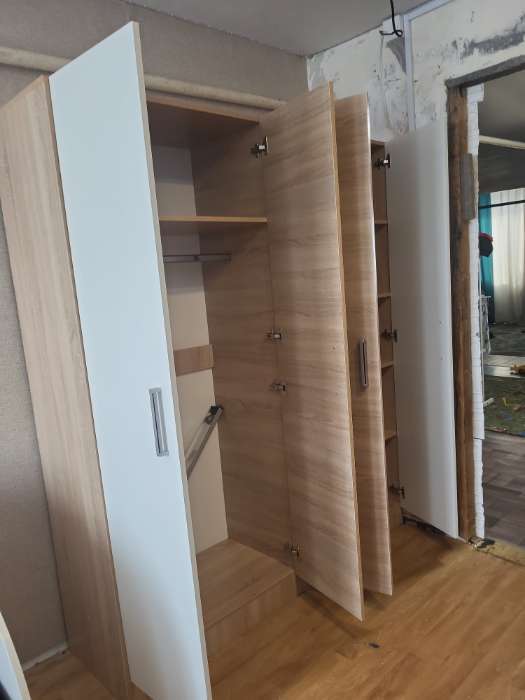 Фотография покупателя товара УЦЕНКА Шкаф четырехстворчатый Леси, 1600х1900х466, Кантер/Кантер/Сонома - Фото 2