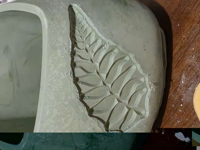 Фотография покупателя товара Штамп для творчества силикон "Листья папоротников и монстеры" 16х11 см - Фото 3