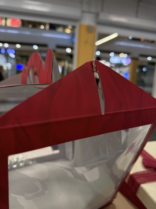 Фотография покупателя товара Коробка кондитерская с окном, сундук, «С Новым годом!», 20×20×20 см, - Фото 9