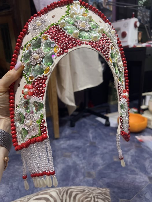 Фотография покупателя товара Бусины для творчества дерево "Красные" d=0,8 см набор 20 гр - Фото 3