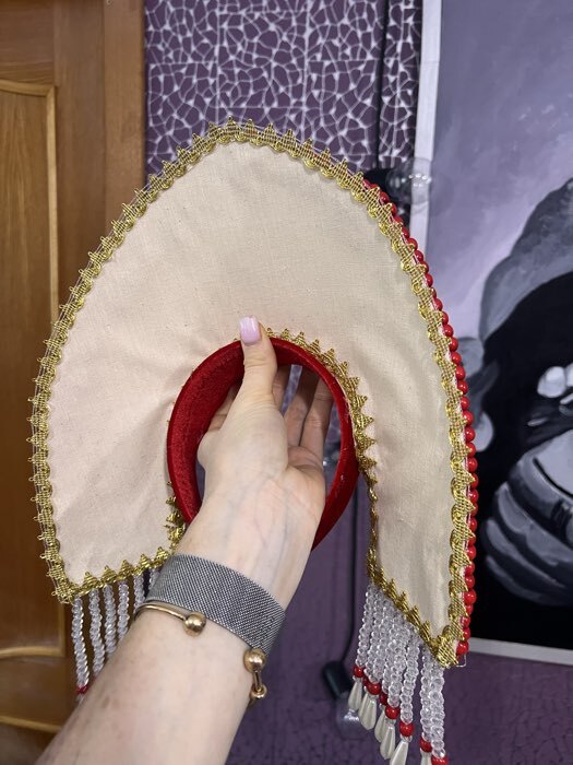 Фотография покупателя товара Тесьма декоративная, 15 мм, 10 ± 1 м, цвет серебряный - Фото 1