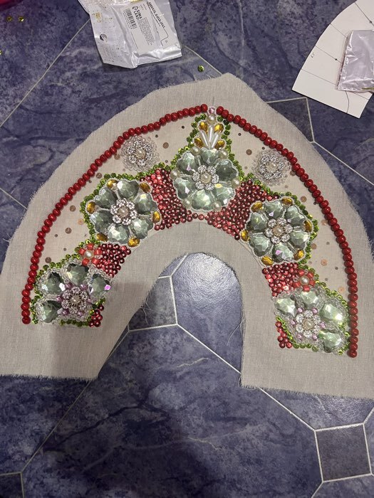 Фотография покупателя товара Бусины для творчества пластик "Вытянутый жемчуг" набор 20 гр 1,8х0,9 см - Фото 3