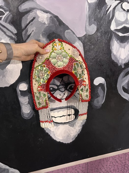 Фотография покупателя товара Декор для творчества пластик, стразы "Золотой цветок с бусиной" набор 10 шт 3х3 см - Фото 6