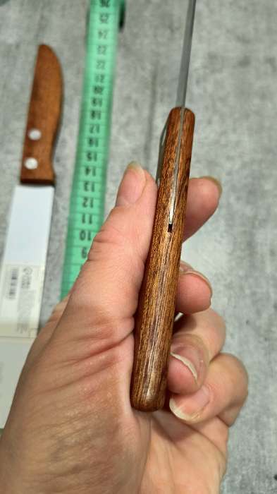 Фотография покупателя товара Нож кухонный Доляна «Эльбрус», лезвие 11.5 см - Фото 4