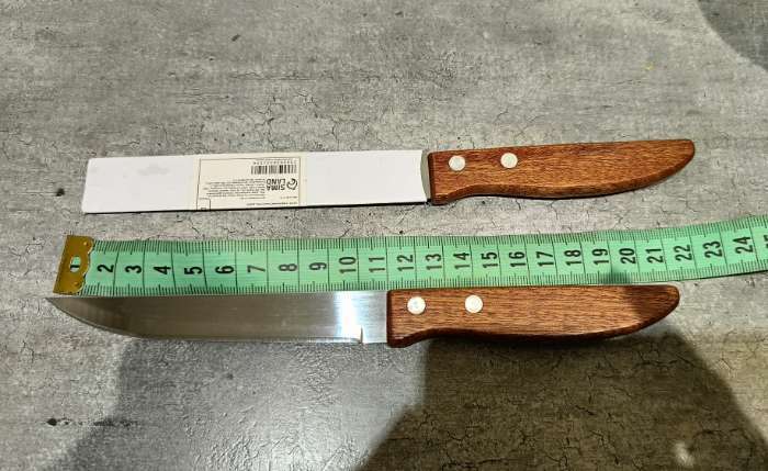 Фотография покупателя товара Нож кухонный Доляна «Эльбрус», лезвие 11.5 см - Фото 5