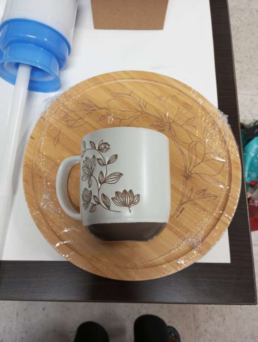 Фотография покупателя товара Кружка новогодняя керамическая «Снежная сказка», 400 мл, ручная работа - Фото 1