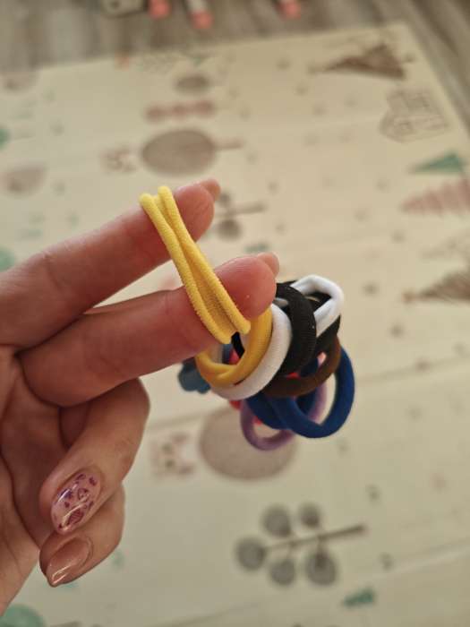 Фотография покупателя товара Резинки для волос Выбражулька «Амурные дела», набор 20 шт., звездуля, 2.5 см, яркие - Фото 2