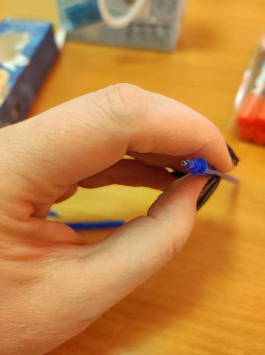 Фотография покупателя товара Ручка пиши-стирай, синяя паста, гелевая, 0.5 мм, пластик «С 23 февраля!» - Фото 4