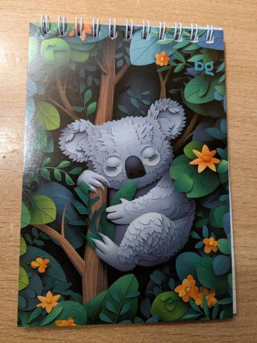 Фотография покупателя товара Блокнот BG. Paper art, 40 листов, А6, в клетку, на гребне, обложка из мелованного картона, МИКС - Фото 1