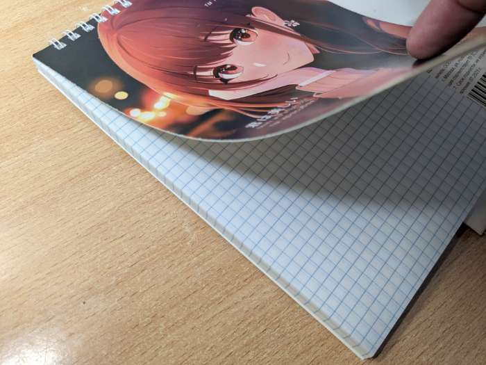 Фотография покупателя товара Блокнот Calligrata «Соня», А5, 60 листов, на гребне, обложка из мелованного картона, плотность 60 г/м² - Фото 3