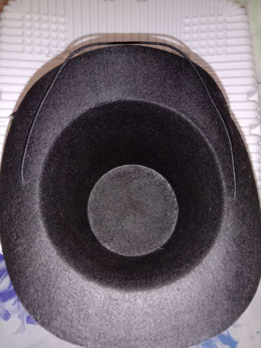 Фотография покупателя товара Карнавальная шляпка «Цилиндр», с лентой в горошек, на резинке, цвета МИКС - Фото 1
