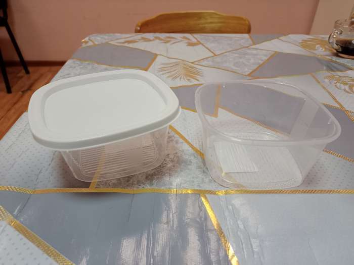 Фотография покупателя товара Контейнер пищевой SparkPlast BioFresh, 500 мл, пластик, прозрачный, крышка микс - Фото 1