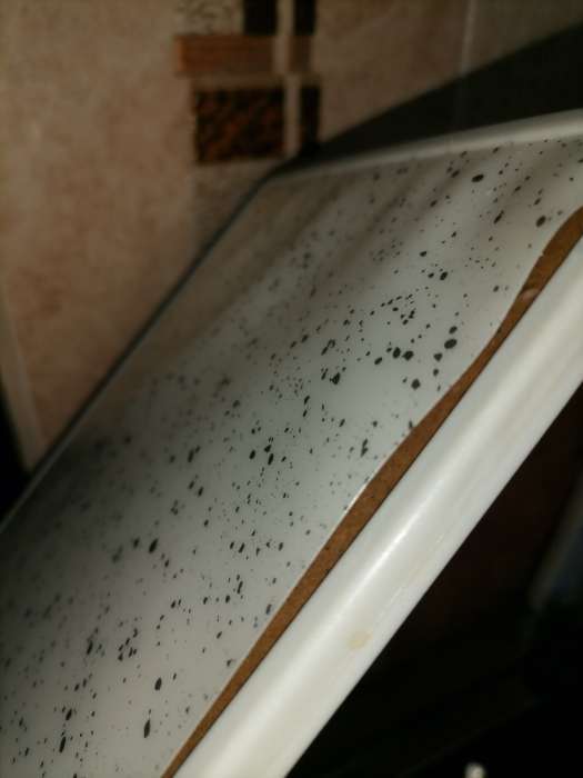 Фотография покупателя товара Доска разделочная Доляна «Гранит», 30×20 см, прямоугольная, белая - Фото 1