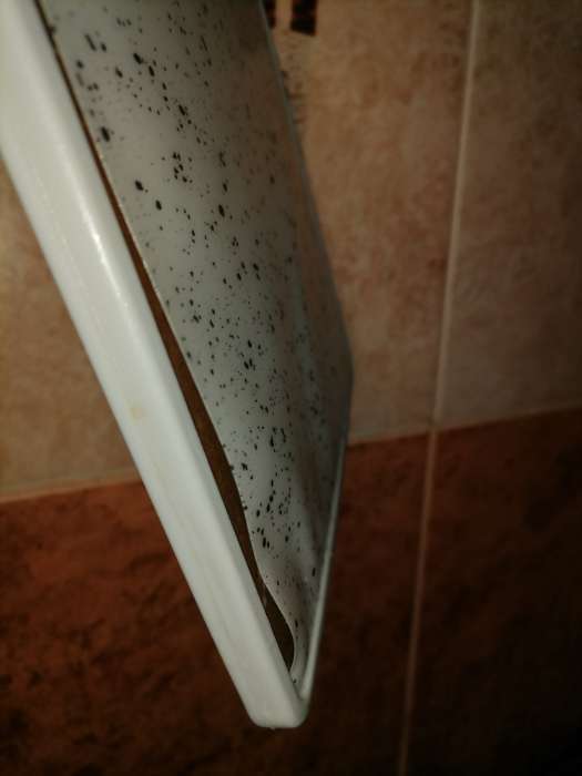 Фотография покупателя товара Доска разделочная Доляна «Гранит», 30×20 см, прямоугольная, белая - Фото 2