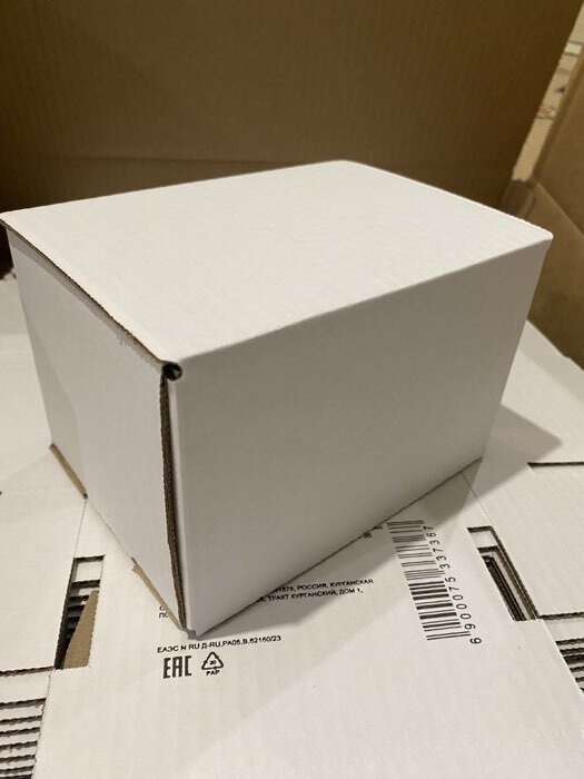 Фотография покупателя товара Коробка самосборная, белая, 17×12×10 см - Фото 1