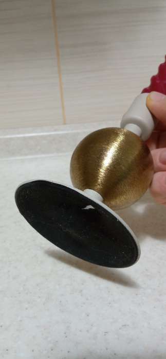 Фотография покупателя товара Подсвечник на 1 свечу текстурный «Бежевый», с 1 сферой, 7.5×7.5×11.5 см - Фото 4