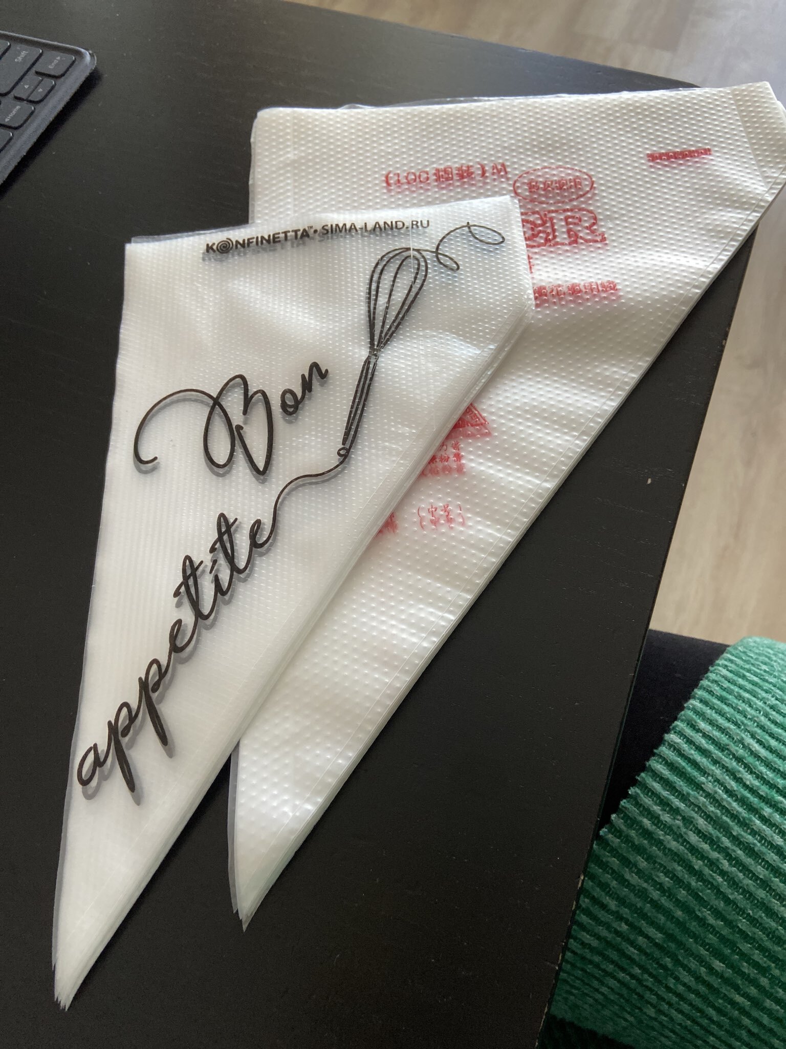 Фотография покупателя товара Кондитерские мешки Bon appetite, (S) 25×15 см, 50 шт. - Фото 3