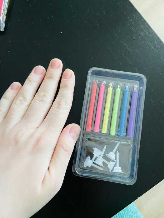 Фотография покупателя товара Свечи для торта 6 штук, с цветным пламенем, Щенячий патруль - Фото 3