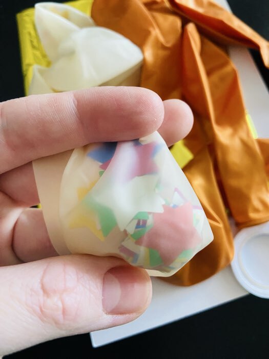 Фотография покупателя товара Воздушные шары фольгированные и латексные «Романтика», набор 14 шт. - Фото 3