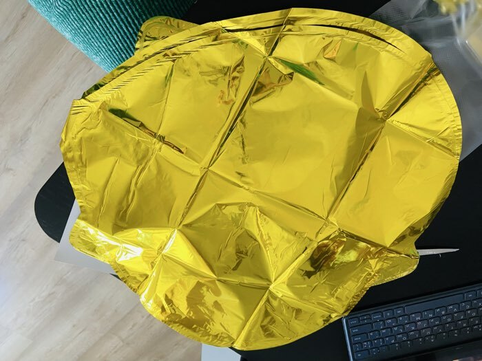 Фотография покупателя товара Воздушные шары фольгированные и латексные «Романтика», набор 14 шт. - Фото 4