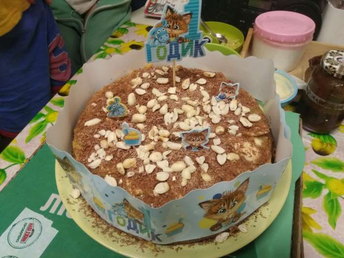 Фотография покупателя товара Набор для украшения торта «Малышу 1 годик»