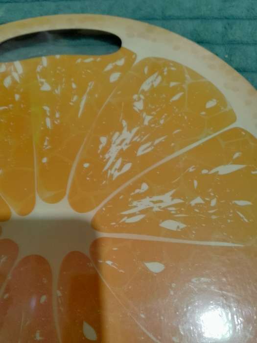 Фотография покупателя товара Доска разделочная сувенирная «Арбуз в разрезе», 25.5 см, круглая - Фото 1