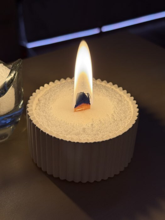 Фотография покупателя товара Набор подсвечников для свечей «Круглые грани», 8×8×3 см, 2 шт. - Фото 1