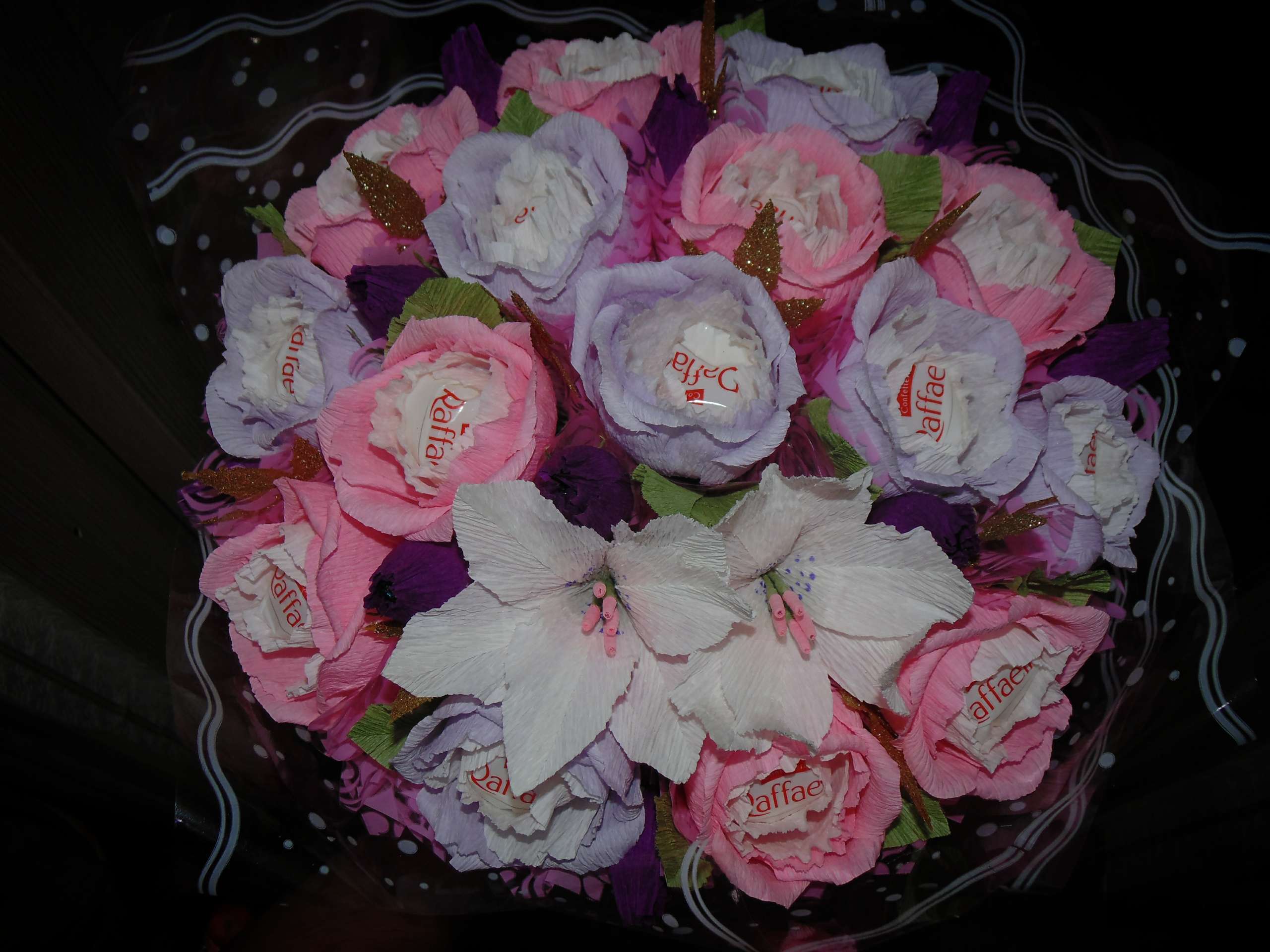 Фотография покупателя товара Бумага гофрированная, 549 "Светло-розовая", 0,5 х 2,5 м - Фото 2