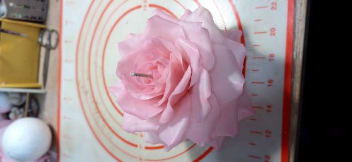 Фотография покупателя товара Стеарин для свечей с красителем «Розовая фуксия» 5 г - Фото 1