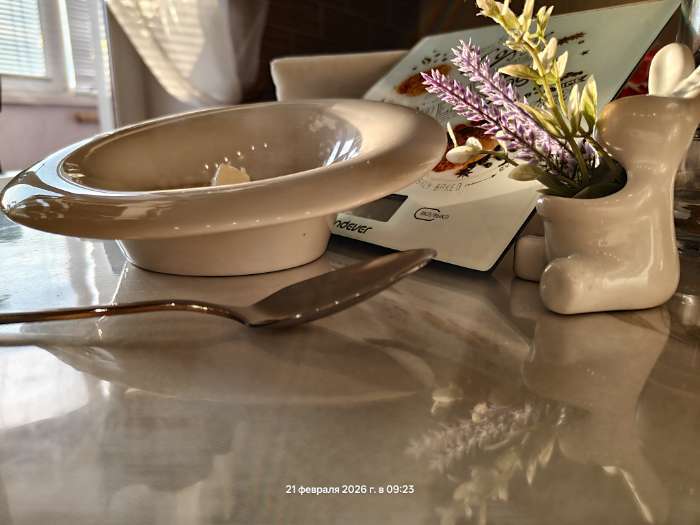 Фотография покупателя товара Тарелка Hanna Knövell, 170 мл, 20.2×17.6 см, фарфор, белая - Фото 2