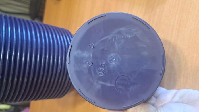 Фотография покупателя товара Горшок для рассады, 800 мл, d=13 см, h=10 см, пластик, МИКС - Фото 2